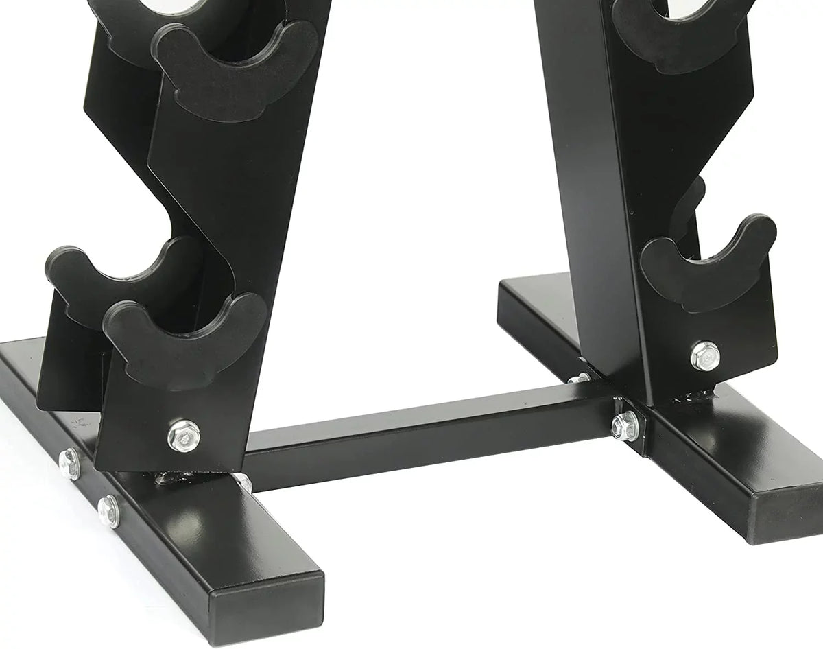 Dumbbells 150 Hex Dumbbell Coated Rack Pound Set with Rubber and