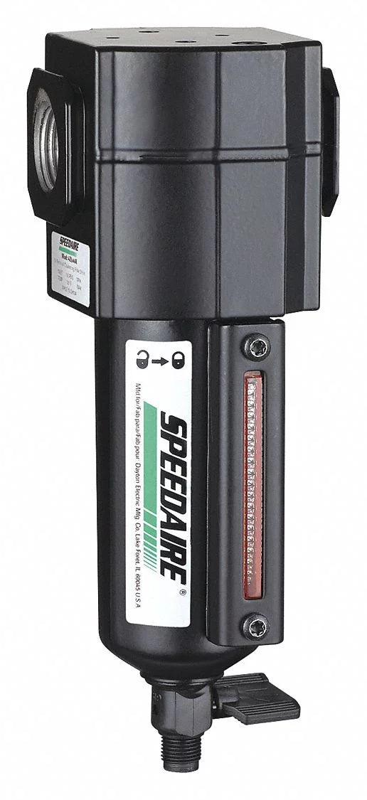 micron NPT,55 cfm,5 4ZL37 Speedaire Filter,1/4"