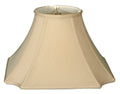 Designs Cut 20" Royal Beige Inverted Lamp Square Shade Corner