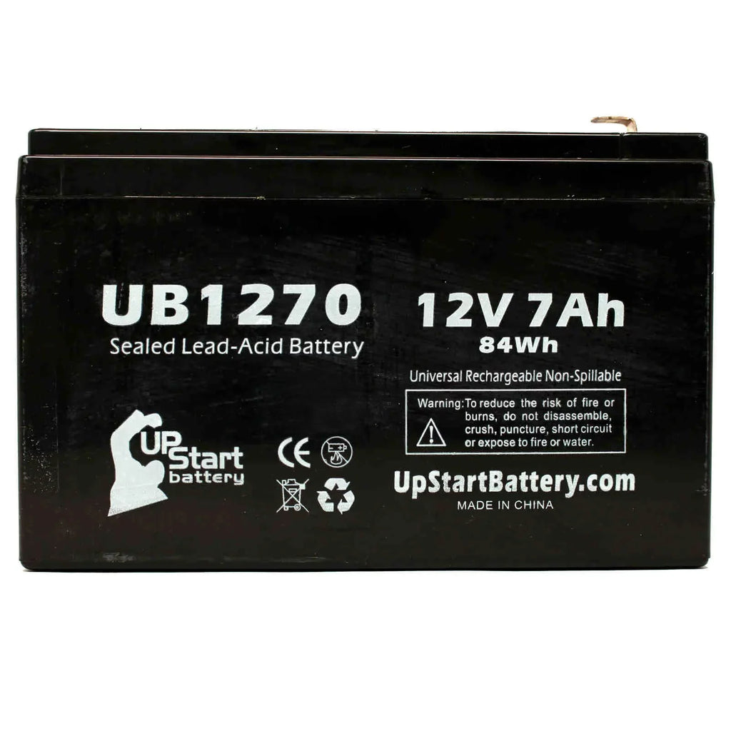 Adapters - Terminal, Pack UB1270 Sealed Upsonic 7000mAh, Compatible Universal 2x - - F1 Includes 4 SLA) F2 Lead to Battery Terminal AGM, (12V, PCM140VR Battery Acid F1 7Ah, Replacement