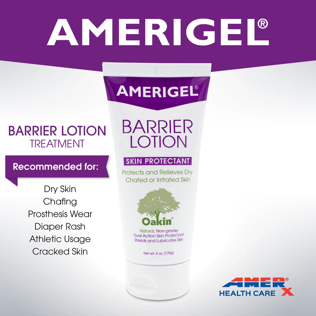 All Tube) Chaffed Lotion Skin Skin Invisible | Types - (6 Protectant AMERIGEL oz. Skin Barrier |