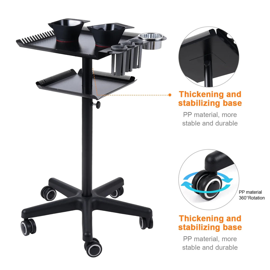Spa Hair Cart Clinic Stand Stand Cart Beauty Station Hair Stylist Salon Salon Movable Beauty Trolley,Salon Cart Salon Salon On Salon Movable Clinic 2 Bestauty Salon Adjustable Station Salons Station