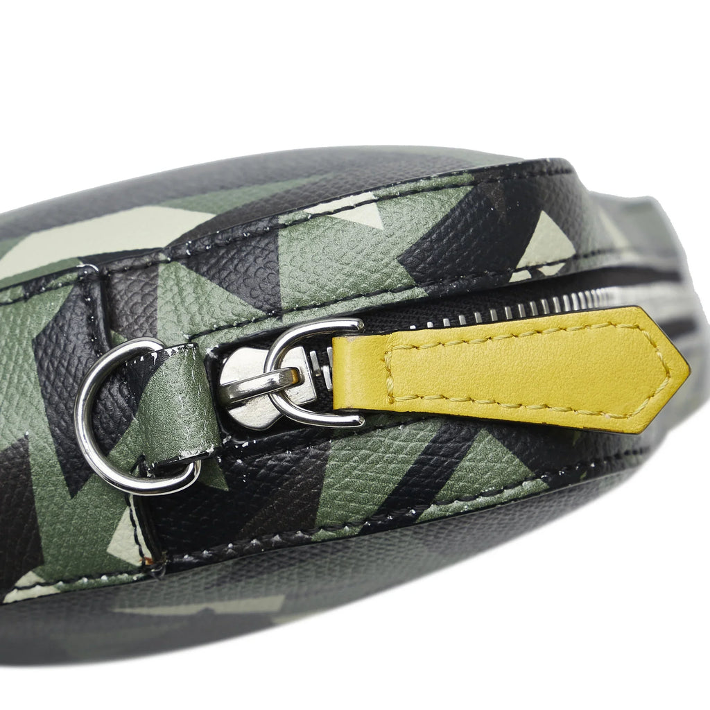 Eyes Monster Camouflage Camera Pre-Owned Calf (Good) Green Unisex Authenticated Bag Fendi Crossbody Bag Leather