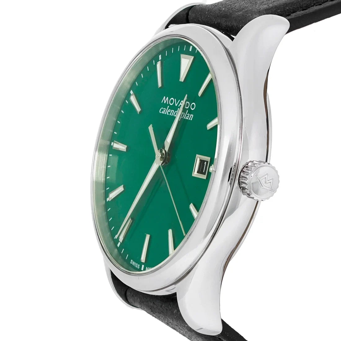 Men's Watch Heritage Quartz Green Dial Movado 3650156