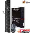 RAM Mini Desktop SSD Tiny 256GB Processor (Refurbished) Wifi PC 10 Pentium Windows upto M600 Mouse KB Adapter Lenovo Computer Bto 4GB & 2.64GHz Pre-Owned