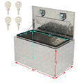 Trailer Box Aluminum 30"X18"X17 Tool Underbody Truck/Pickup Underbed Storage