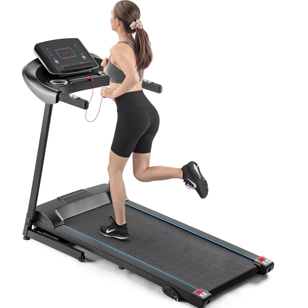 Motorized Speakers, Gym MPH Incline for with Max. Audio Treadmill Home 10 and aixvx Electric