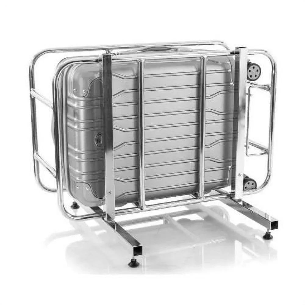 Heys Xtrak Combination Lock, Wheels TSA with 21-Inch Luggage Handle Carry-On Telescopic Expandable, System Spinner Silver Lightweight,