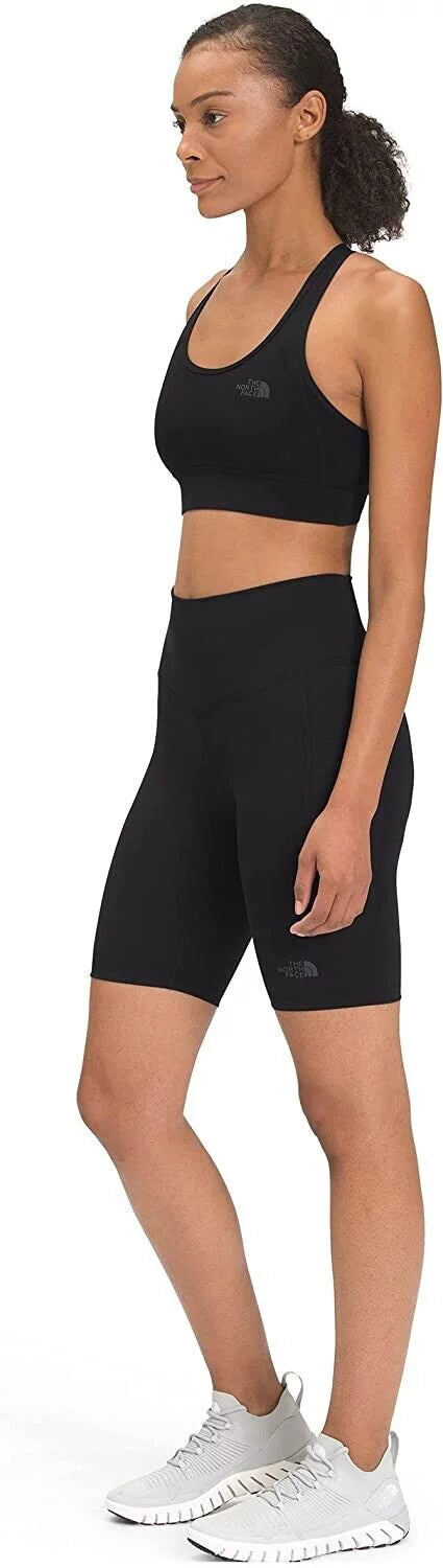 $55 9" Short M MSRP THE Size Black Womens NORTH Motivation High-Rise Pocket FACE