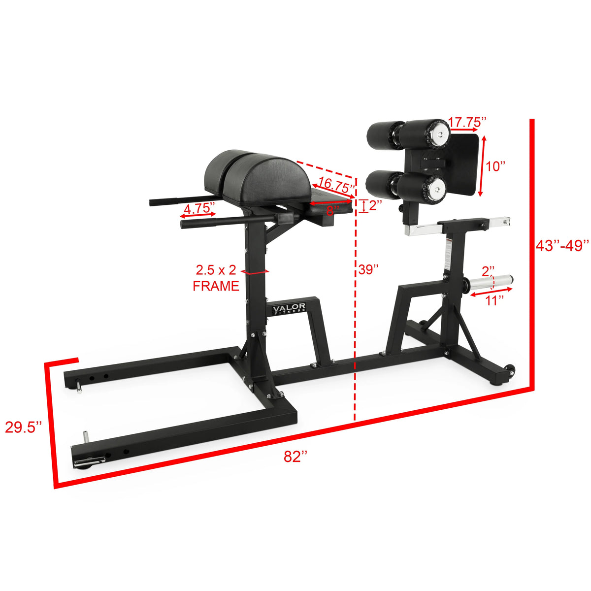 '- - Back Olympic Hip Sit lbs – Storage Max Includes Home Glute Valor Gym - Ups Weight Ab - Core 400 Machine Fitness GHD Developer Ham - Equipment- Hyperextensions Workout Plate Adjustable Band - Pegs
