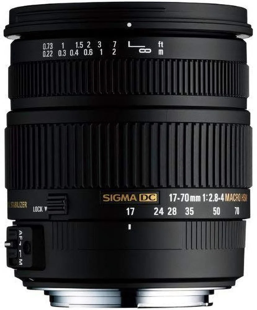 Lens Sigma HSM - DC 17-70mm F2.8-4 MACRO Black