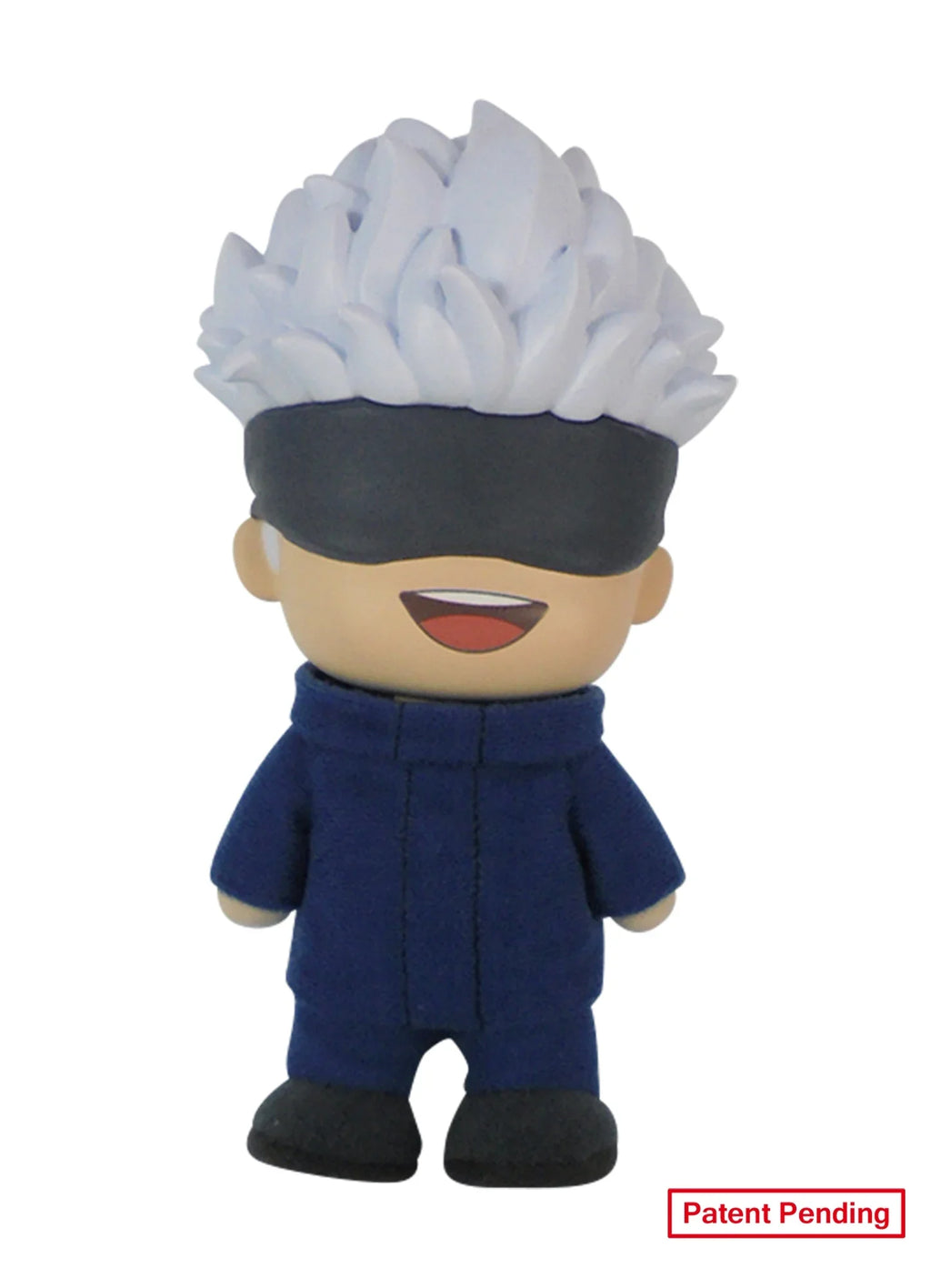 Jujutsu Plush Plastic Kaisen Movable - 4.5"H Gojo 3 Satoru Head Uniform Ver