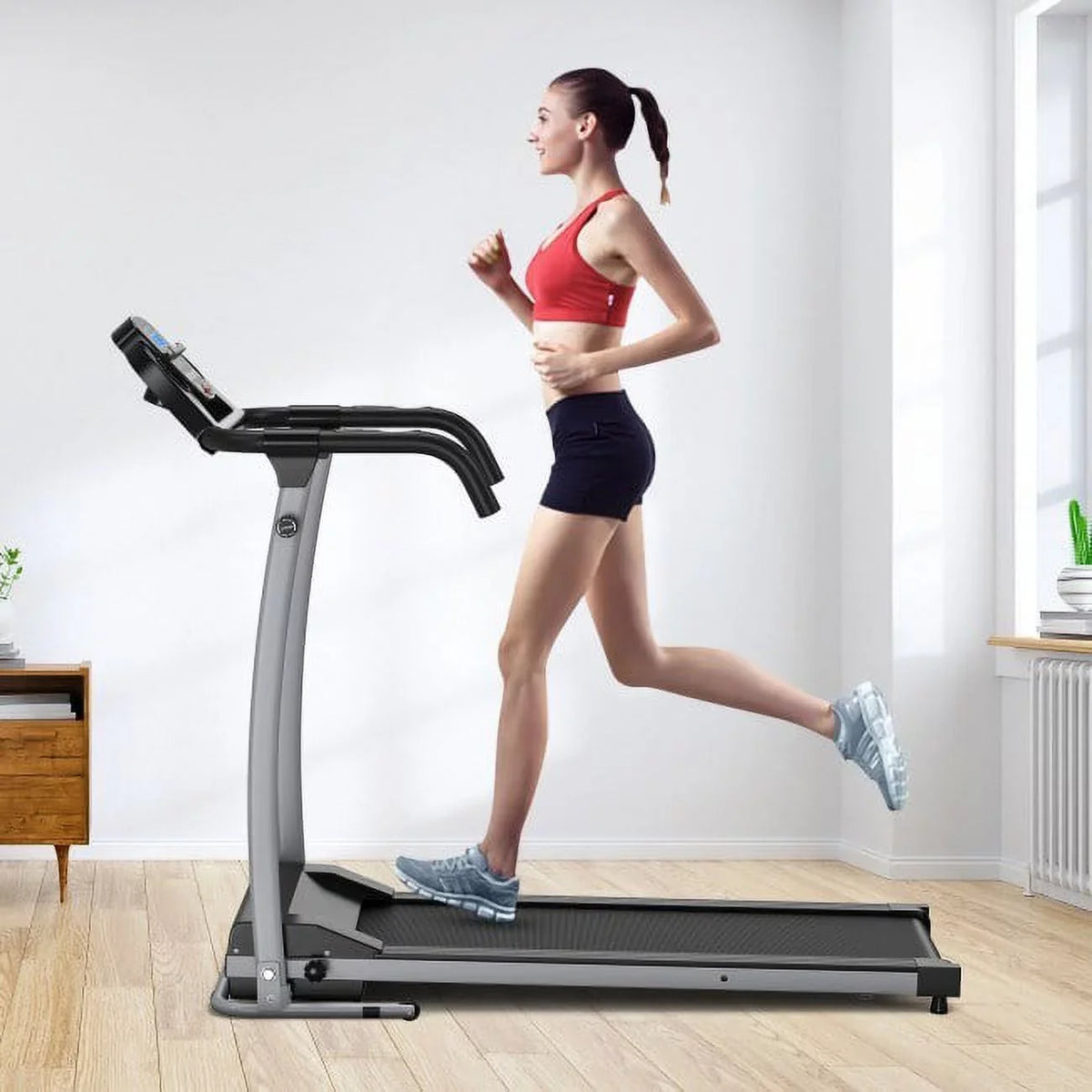 Treadmill Electric Display Up LED Compact Fitness Routine Your Folding Level