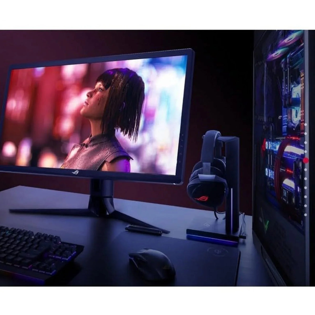144Hz DSC 2160), ASUS (3840 - DisplayPort, HDMI, Monitor IPS, 90%, HDR ROG Motion DisplayHDR 27" 4K Compatible, Eye UHD x Gaming Care, (XG27UQR) 400, Extreme Strix Blur, 1ms, USB Low DCI-P3 3.0 G-SYNC