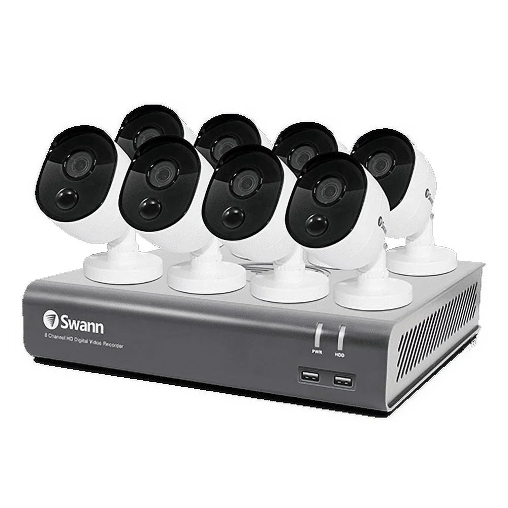 Swann 1080p DVR 8 Security Channel Camera System Full HD 8