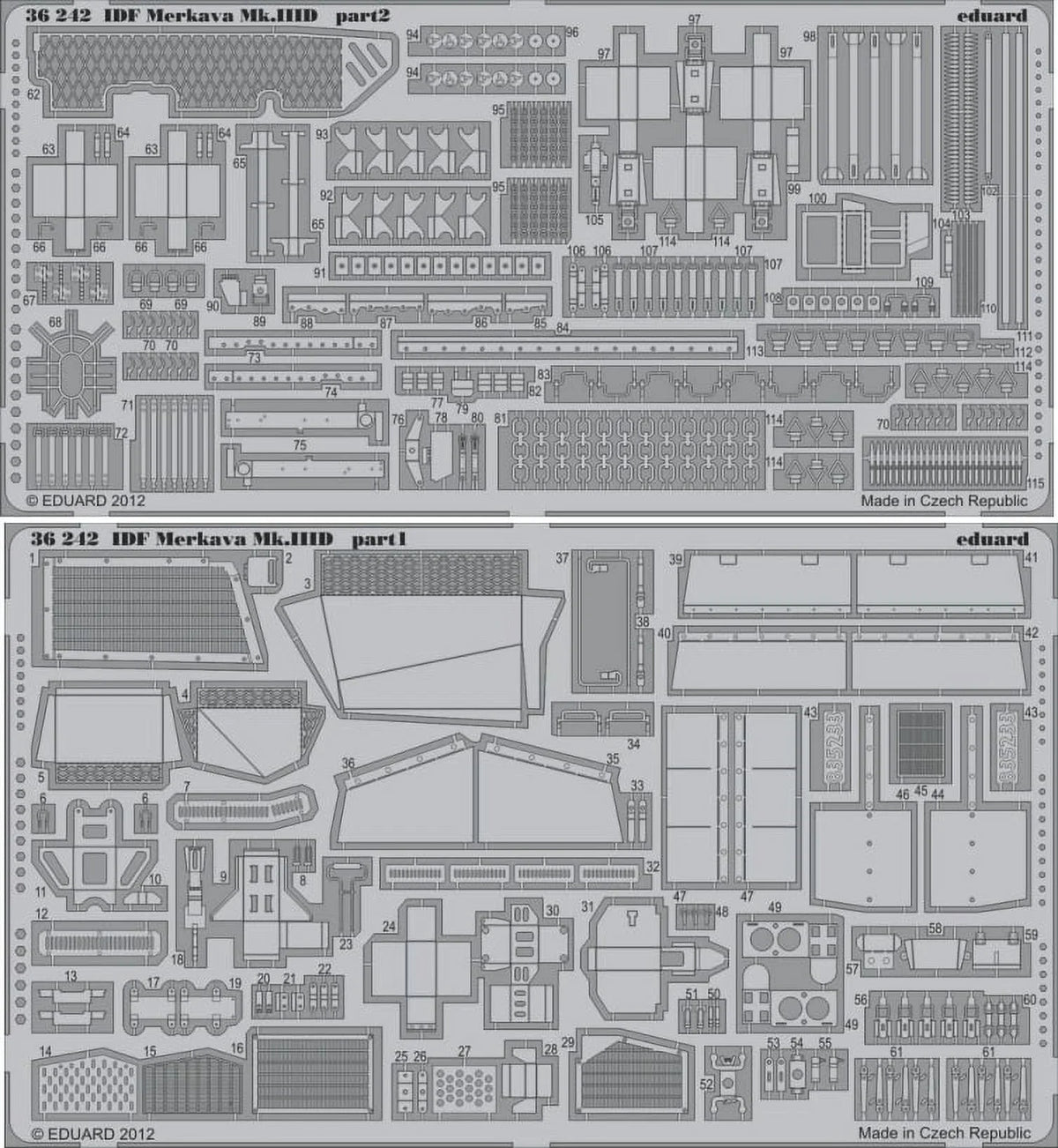 III 1/35 Armor- MGK D for IDF Merkava Mk