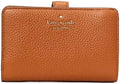 Medium Warm Kate Spade Leather Bifold Gingerbread Leila Compact Wallet New York