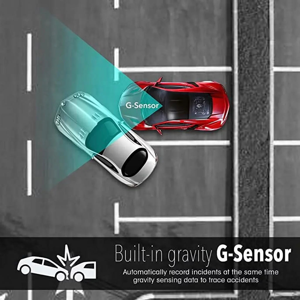 Screen View Dual Dash Rearview System Pyle Video Cam 1.5” Camera Recording Monitor DVR Digital Rear
