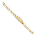 Cuban 13.6 and wristband Jewelry Chain | 8" Weight - Men| 14k | Link 14KY Stamp Elegant Women ID Gold Bracelets for Men’s Yellow Gold