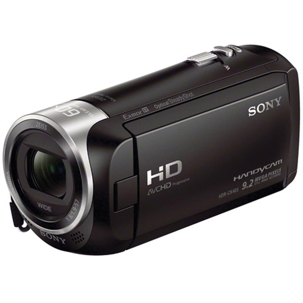 Bundle Camcorder HDR-CX405 ZeeTech with Tripod + Handycam Recording Video Pen Cleaning HD Accessory +