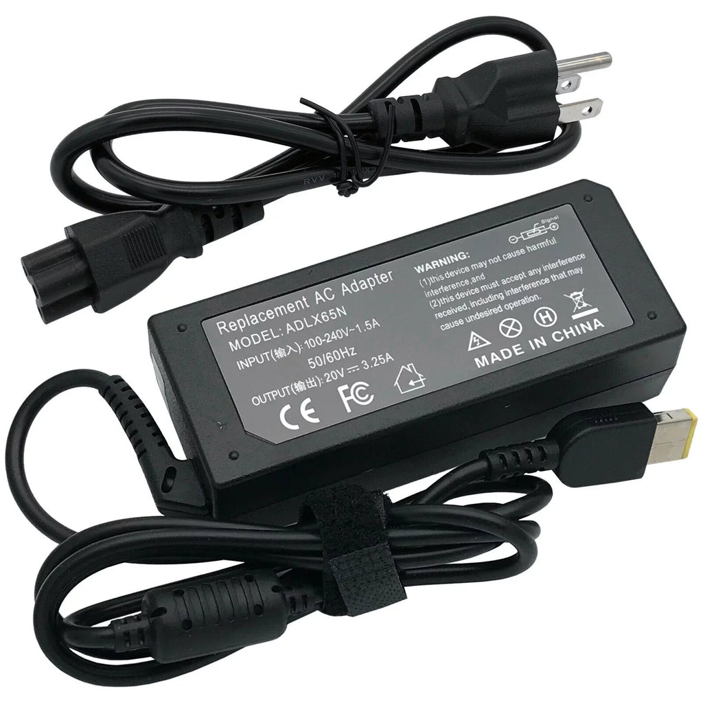AC 3.25A Adapter Lenovo Power ThinkPad 20V 65W Cord Supply X240 For X250 Charger