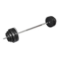 132 with Gym Barbell lb Set and Training Weightlifting Barbell Strength Anself Plates for Home