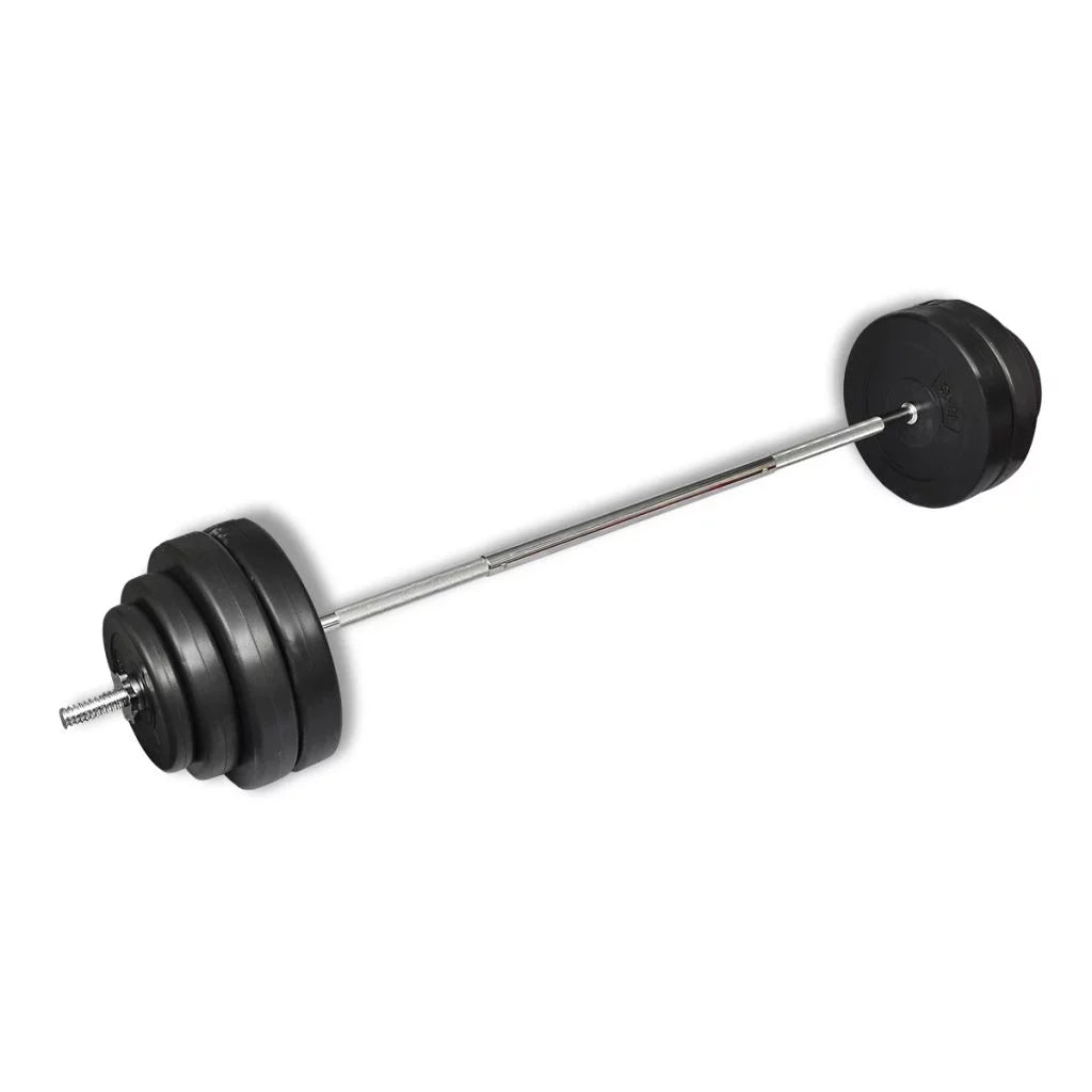 132 with Gym Barbell lb Set and Training Weightlifting Barbell Strength Anself Plates for Home