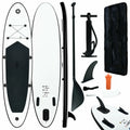 White Black OWSOO and Board Inflatable Paddle Set
