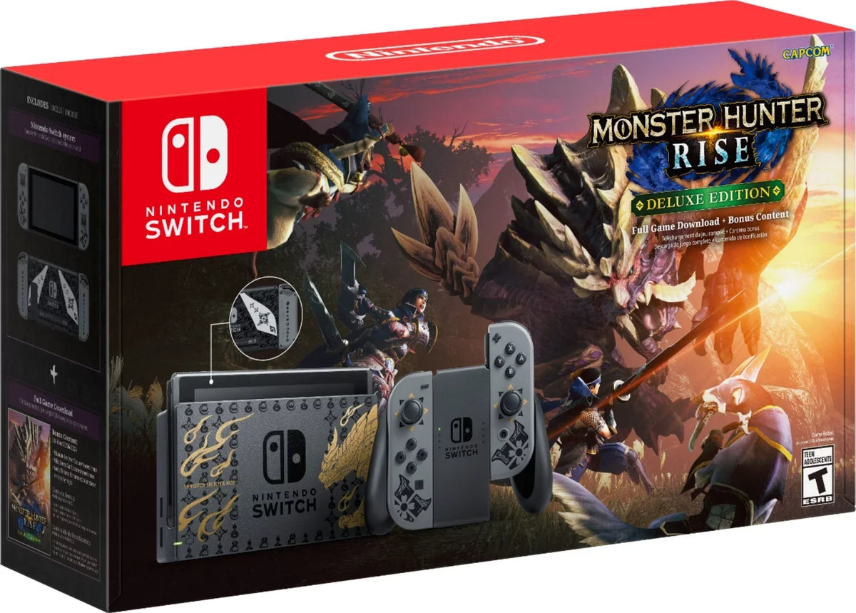 Edition Rise Monster Deluxe System Switch Nintendo Hunter - Switch