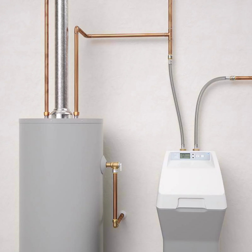 Water X SharkBite Softener 3/4 Push FIP Stainless 24 in. Hose 1 in. D in. Steel