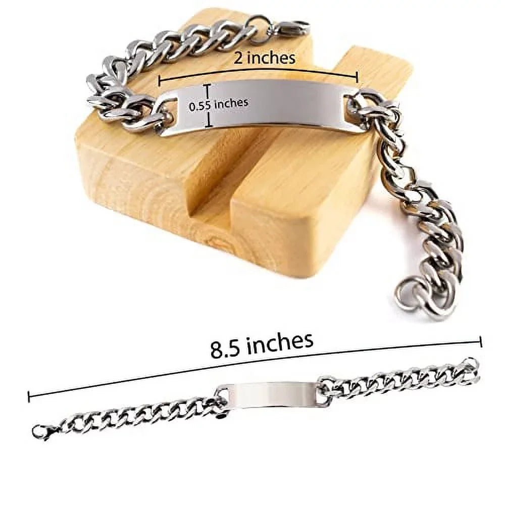Happy is Chain Cuban amangny wristband Trivia from, Present Friends Engraved Motivational wristband, for Trivia Place. My
