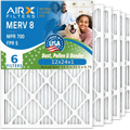 Furnace USA Premium 5 CLEAN FILTERS Made by 12x24x1 & Pack Pleated 8 Filter HVAC Air Air AC Filter 12x24x1 6 FPR MPR 700 AIR. MERV WICKED Conditioner AIRX Filters Comparable Electrostatic to