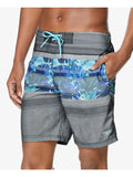 Gray XXL Mens Stretch Shorts Bondi Horizon SPEEDO Drawstring,