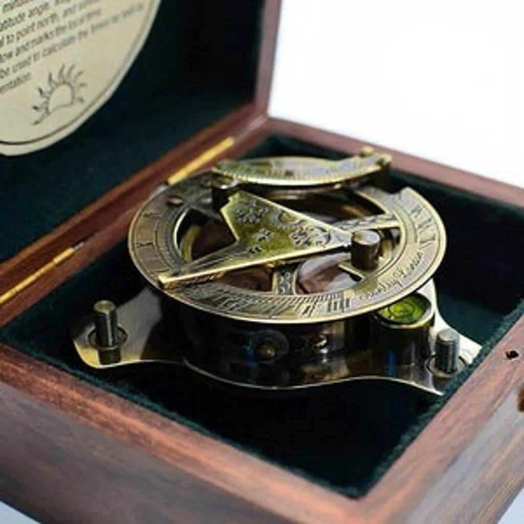 gift w/ compass baptism, gift, day wooden anniversary mother's groomsmen sundial day engraved gift, gift, compass father's box Personalized