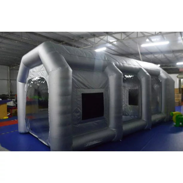 Blowers 2 Inflatable Painting 19.6*9.8*8.2ft Spray INTBUYING Tent Booth Paint with Cabin External Car Portable