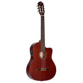 Mahogany Nylon Ortega Family Thinline Acoustic-Electric Guitar RCE125MMSN Series