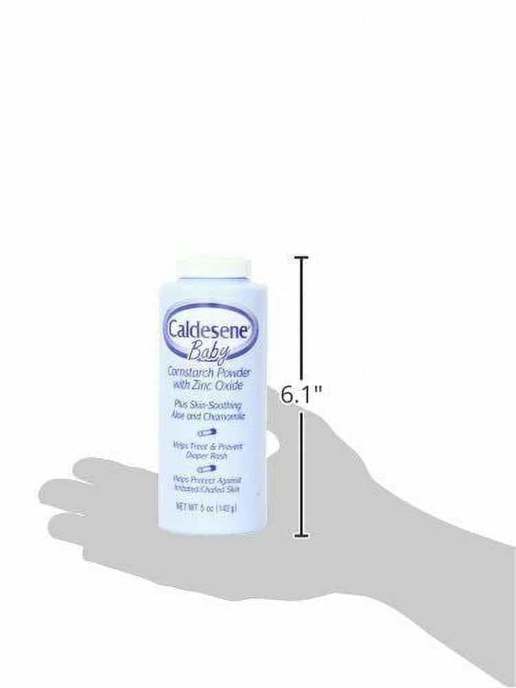 (Pack Zinc Powder Caldesene of Baby Cornstarch 5) 5 Oxide With oz