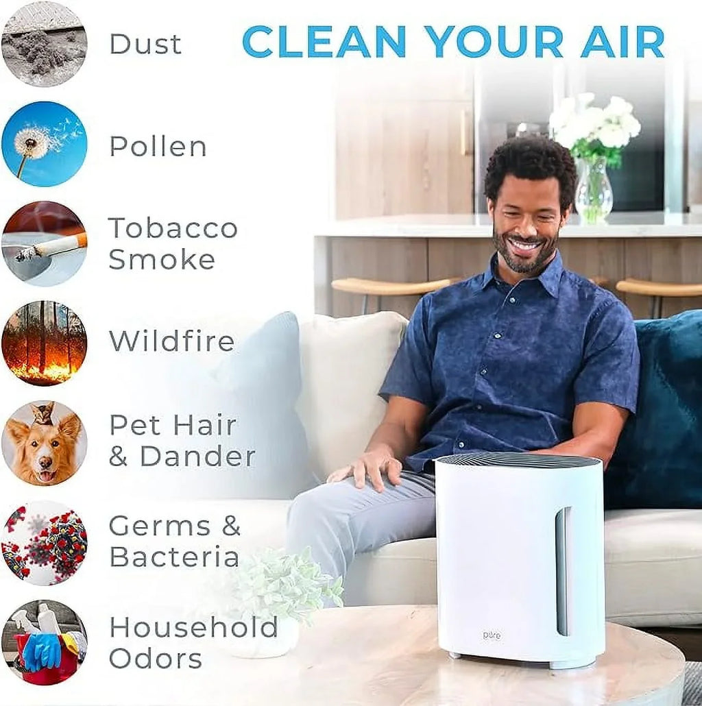 Box Enrichment - PureZone for Open Pure & Air PEAIRPLG Purifier Room White Living Bedroom