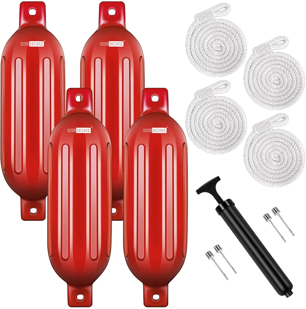 Ribbed of SPECSTAR Bumper Marine Shield Fender Pack Protection 4 for Boat Vinyl