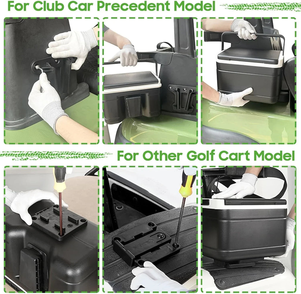 Golf Golf Yamaha, Cart 48H Universal Cart 102588101 Ice Caddy Kit EZGO,Club Car Cooling for Fits Portable 10L0L Chest Mounting and Bracket 103886801 with Cooler