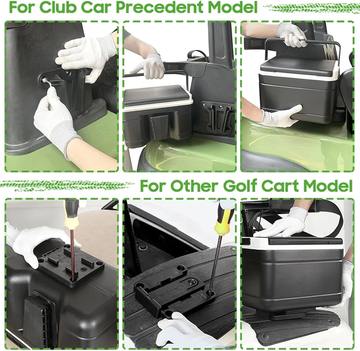 Golf Golf Yamaha, Cart 48H Universal Cart 102588101 Ice Caddy Kit EZGO,Club Car Cooling for Fits Portable 10L0L Chest Mounting and Bracket 103886801 with Cooler