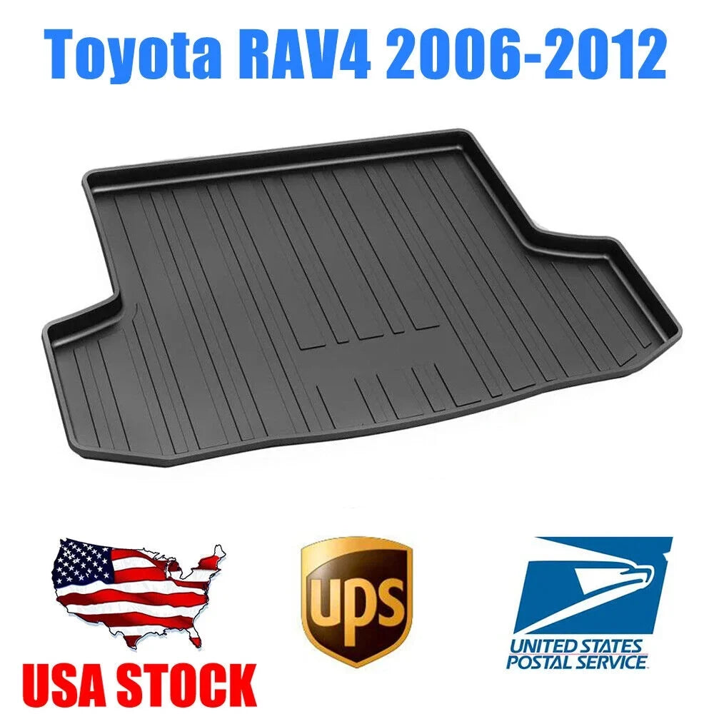Carpet Rear 2006-2012 RAV4 for Liner to Install Easy Trunk Mat Car Cargo