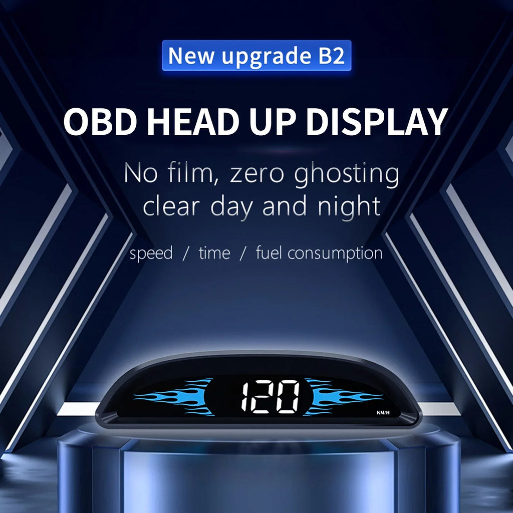 Diagnostic for Data Precise Driving Display, Multi-Function Apexeon Speedometer Car Head-Up Detector OBD