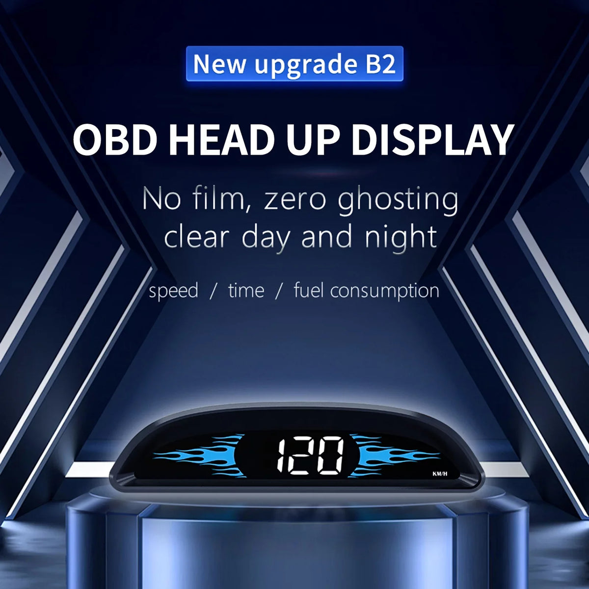 Diagnostic for Data Precise Driving Display, Multi-Function Apexeon Speedometer Car Head-Up Detector OBD
