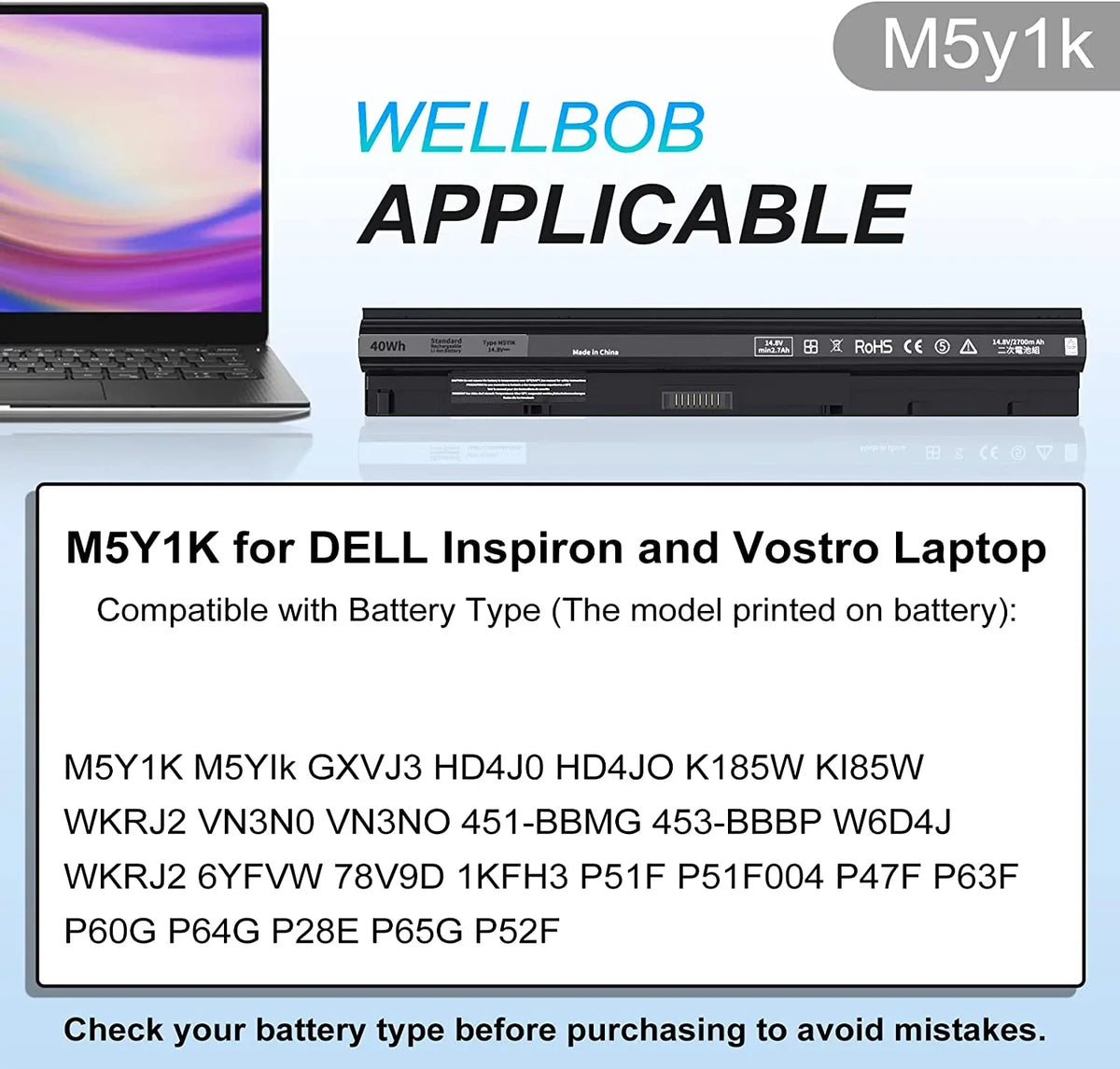 Inspiron 3558 y, for 15 Inspiron 5759, 3000 for 5555 5558 5559 M5Y1K y 3567 y 5566 5000