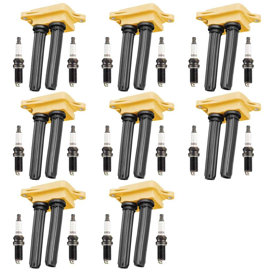 Charger Plug CLASSIC select: 2019 UF504 1500 Ignition Spark and TRADESMAN, Dodge ST Autolite Compatible Fits HeavyDuty Coils 8 RAM 2013-2014 Challenger with RAM 16 1500