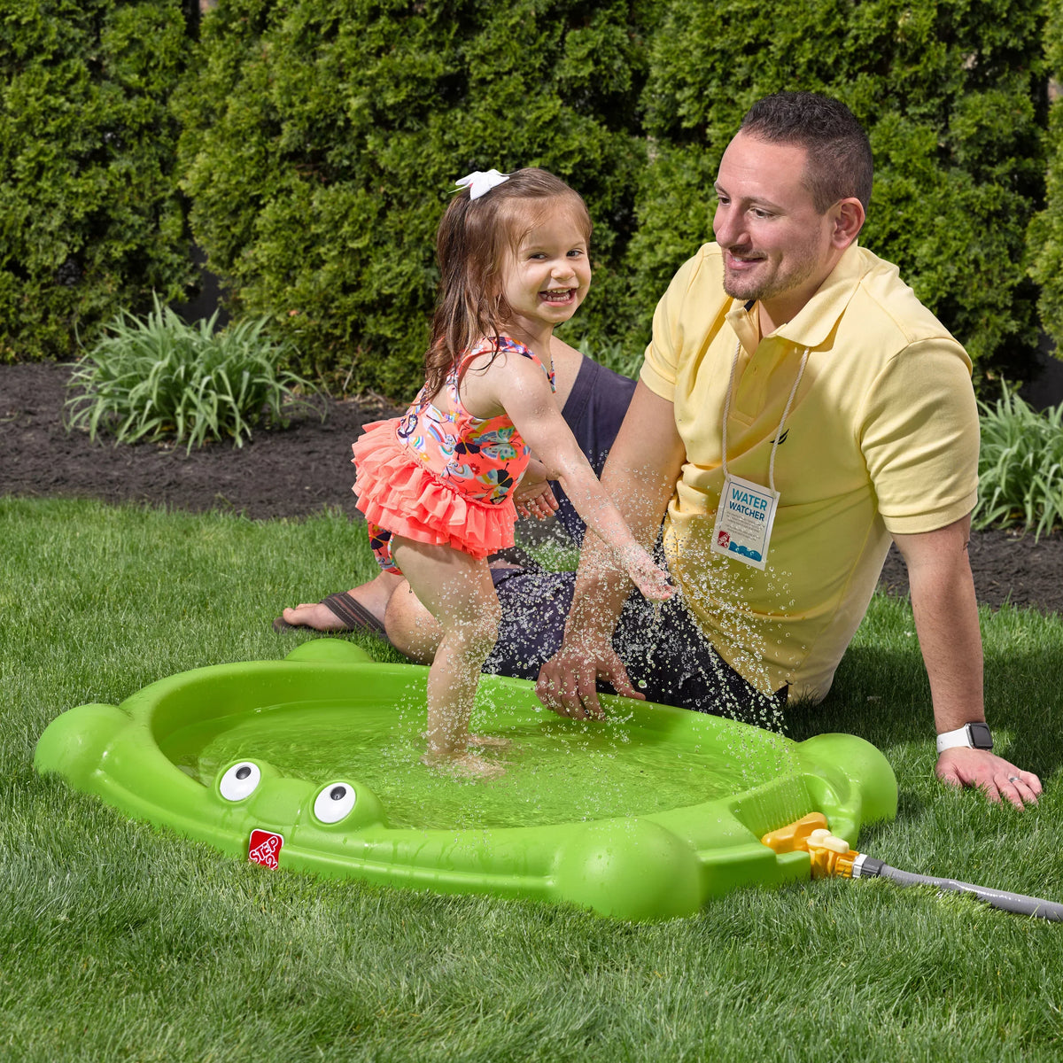 for Pad Green Water Splash Step2 Outdoor Waterbug Playset Toddlers Plastic