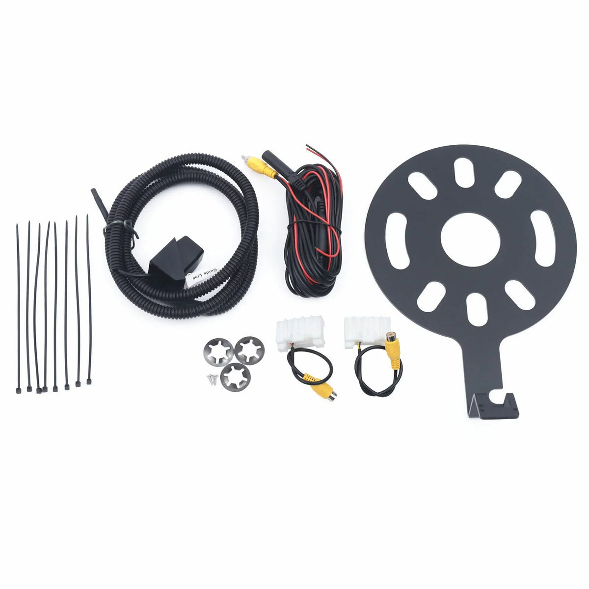 Camera Jeep Wrangler Backup Backup Mount View 12V Tire Jk Spare Rear 2007-2018 for