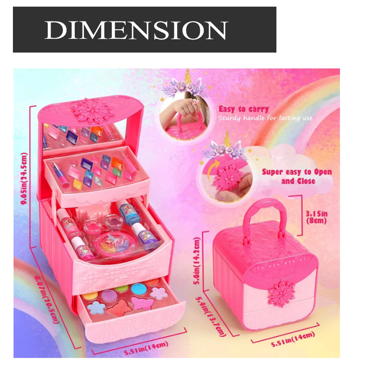 Makeup Set Makeup Unicorn for Kit Girls,Girls Kids