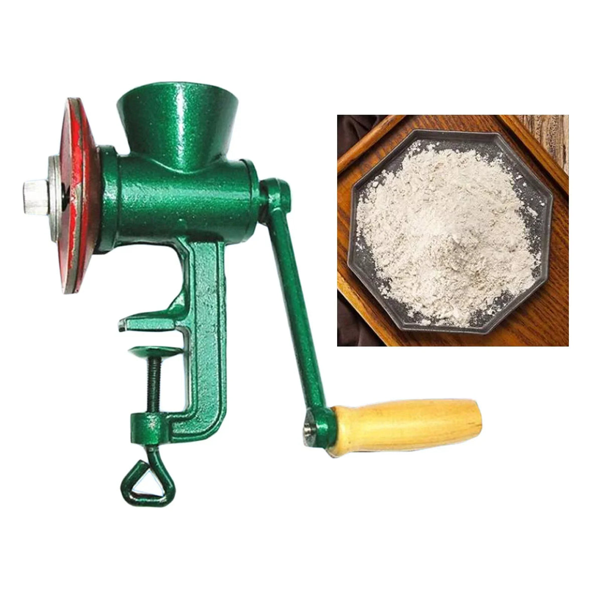Barley Mill Coarseness Mill Adjustable Manual Grinder Bean Grinder Wheat Coffee Peanut Pepper Crusher